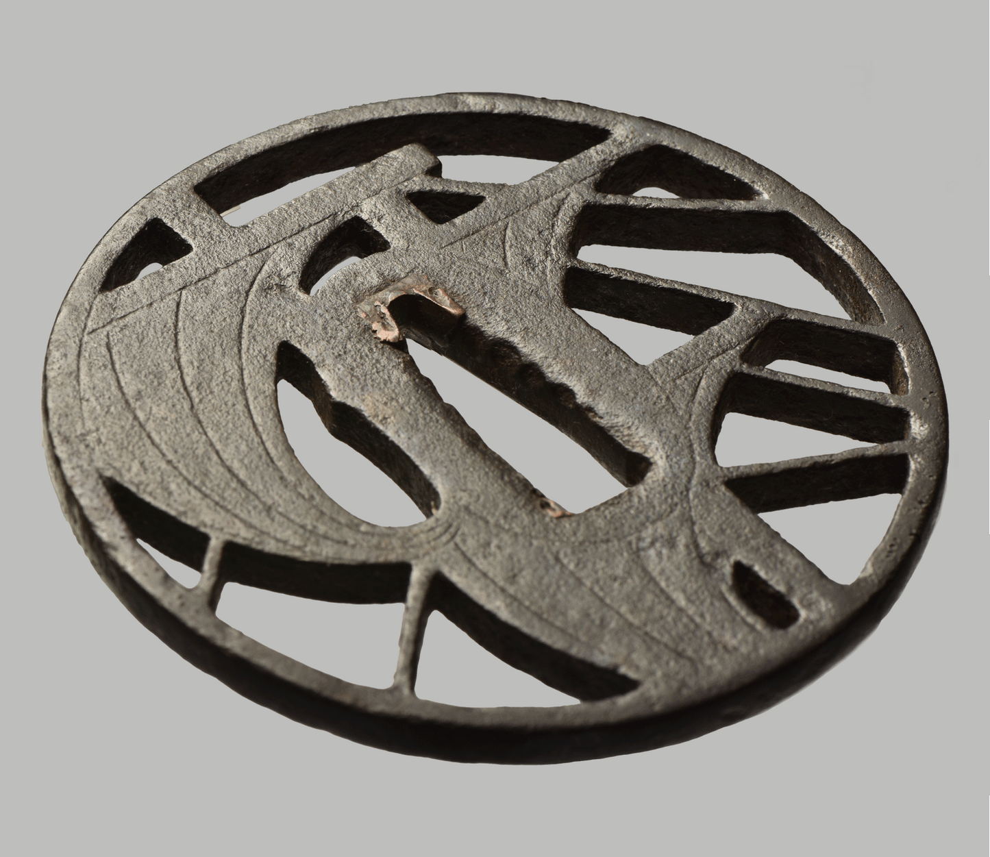 Tsuba Daigorō‐sukashi (大五郎透) - Ship with three sails