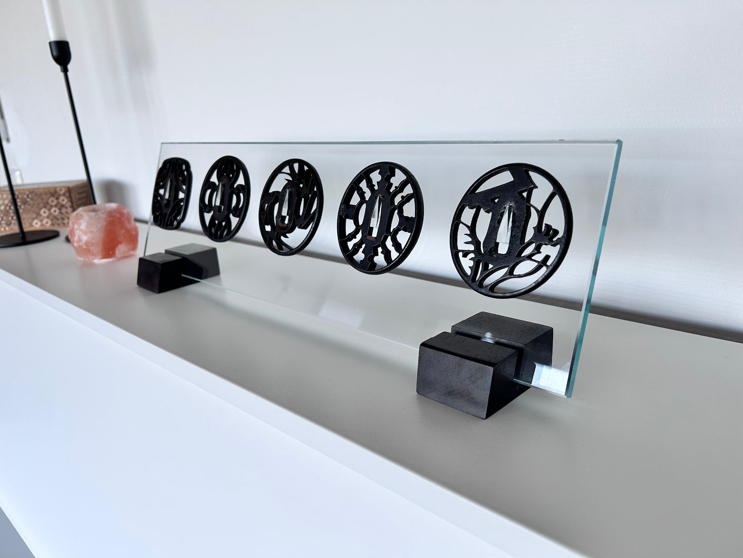 GLASS Five Tsuba Stand - Collectors edition