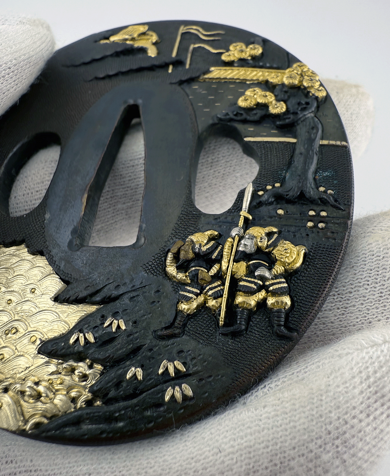 Tsuba - Kinko Edo - antique Japan