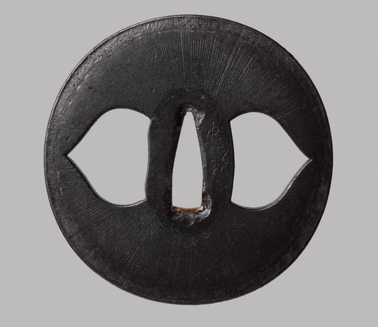 Tsuba - Signed Tsuba with Rays of Amida Buddha