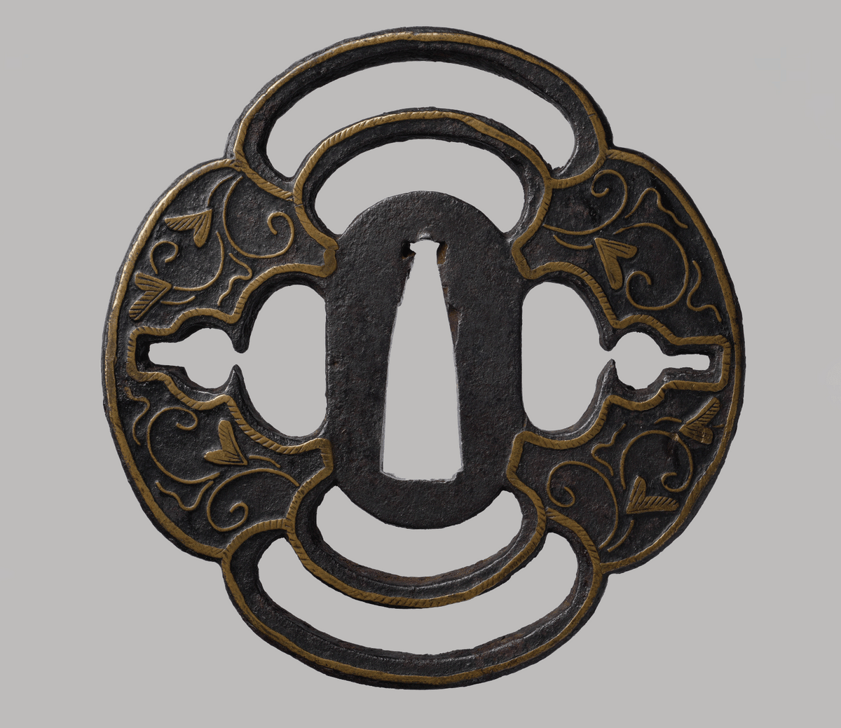 - Tsuba - Heianjo Zogan Tsuba — Early Kyoto