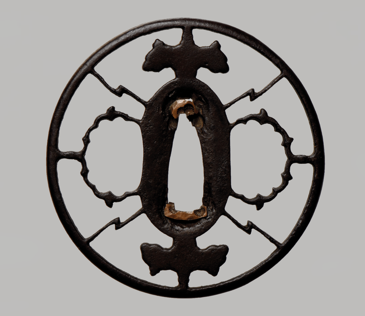 Tsuba – 赤坂 Ko-Akasaka mit Higo Nishigaki-Einfluss