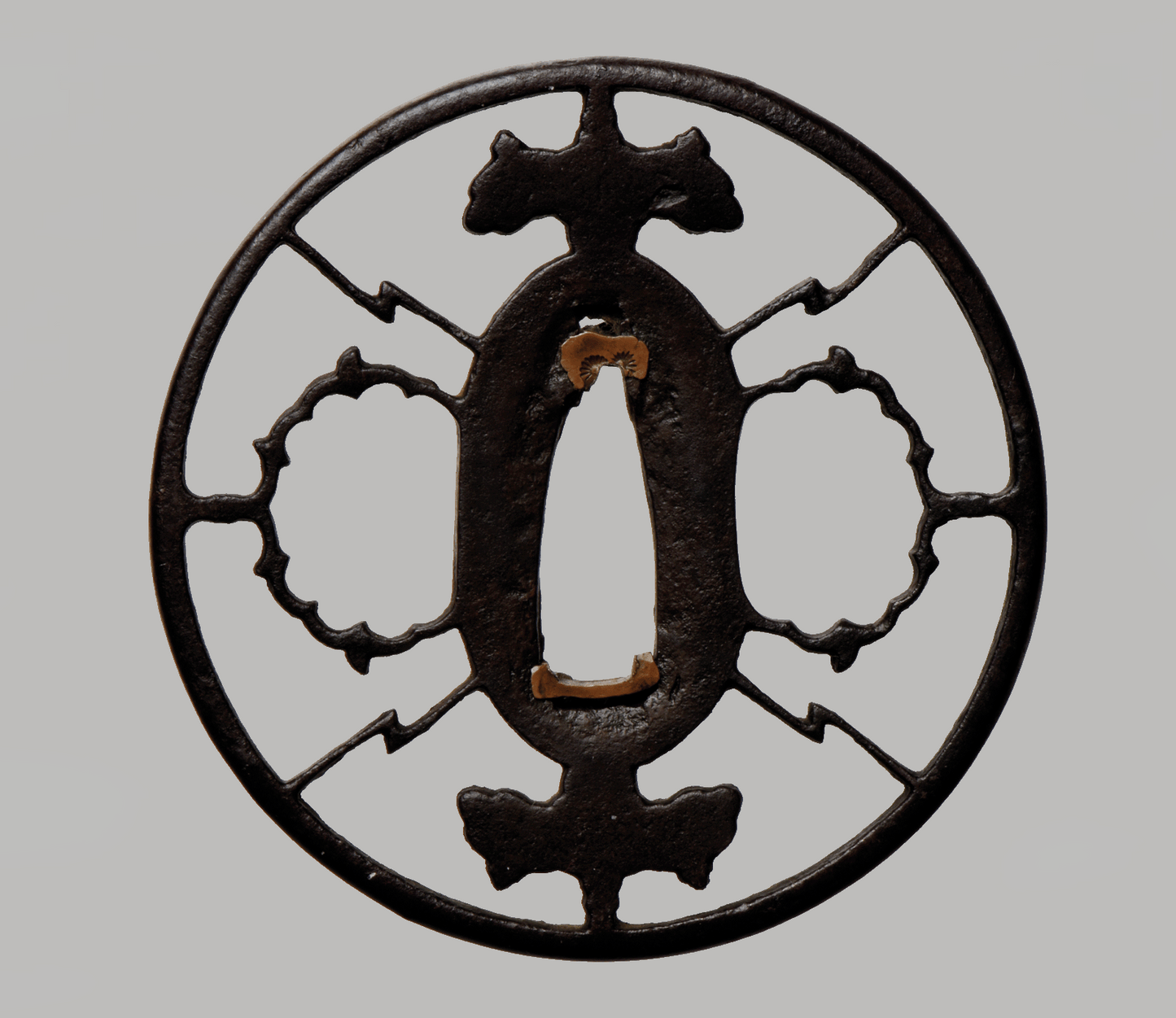 Tsuba – 赤坂 Ko-Akasaka mit Higo Nishigaki-Einfluss