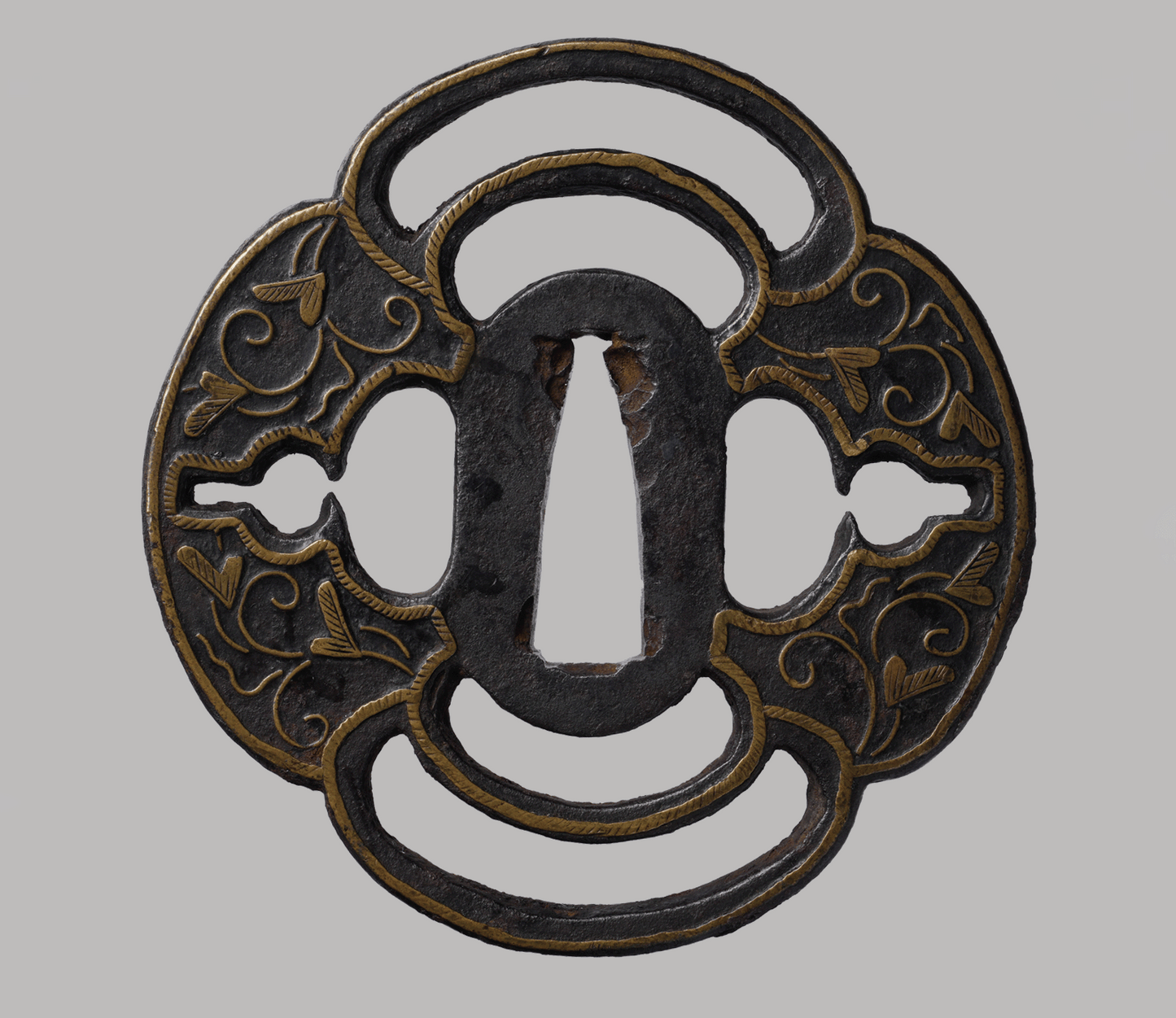 - Tsuba - Heianjo Zogan Tsuba — Early Kyoto