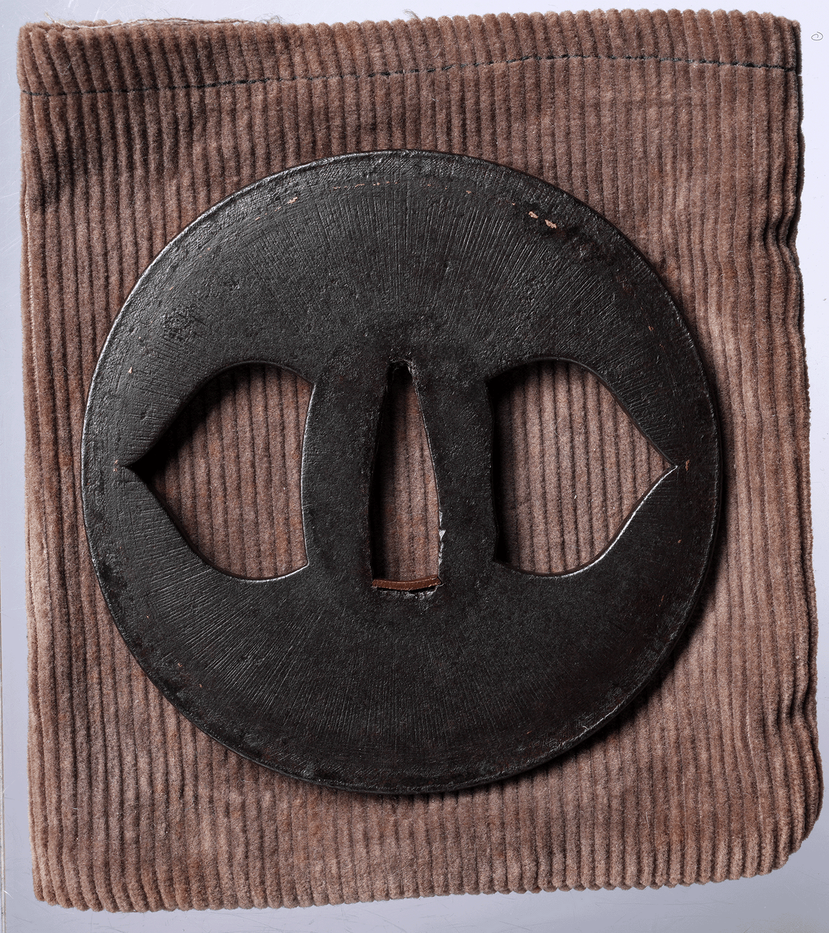 Tsuba - Signed Tsuba with Rays of Amida Buddha