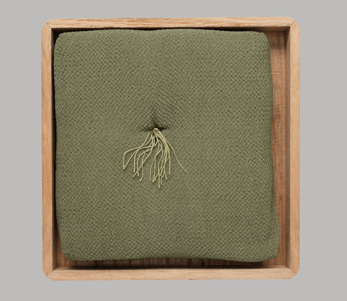 Tsuba Akasaka Karigane clouds - Owari taste + box, cushion