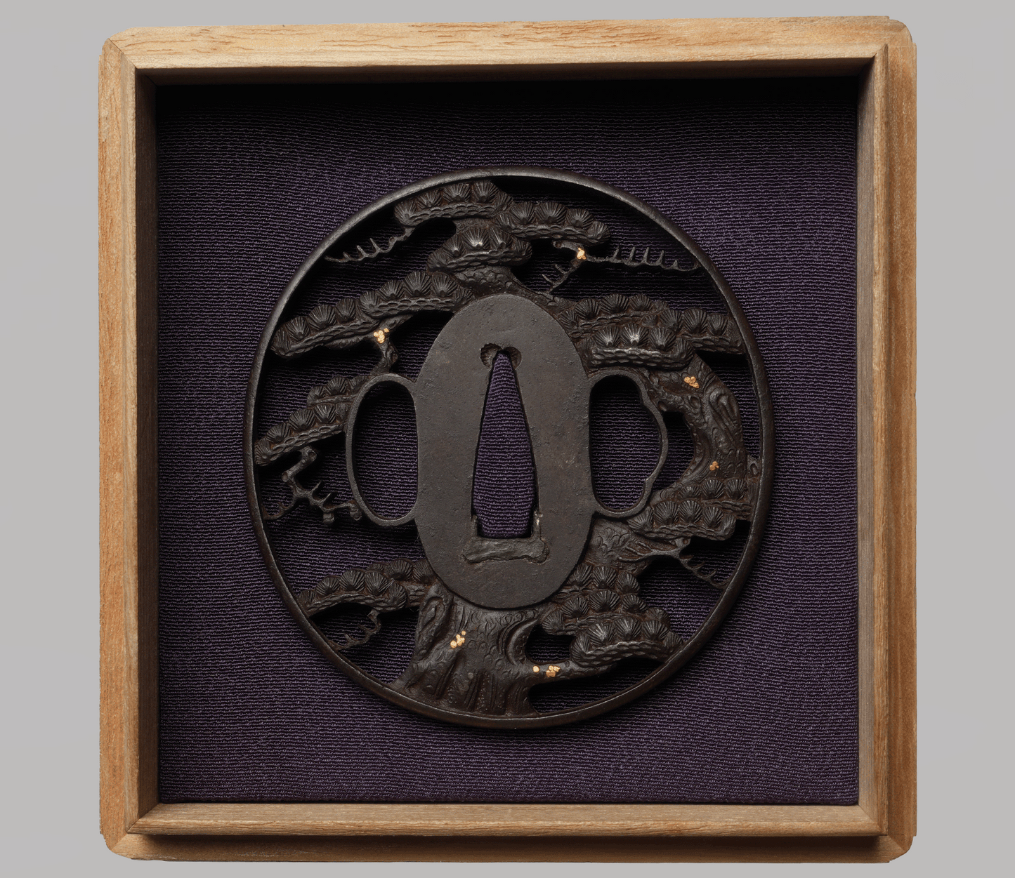 Tsuba – Bushū School (probably Yanagawa School) - Oimatsune