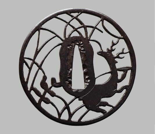 - Tsuba - Heianjo Sukashi - Kasuga-yama