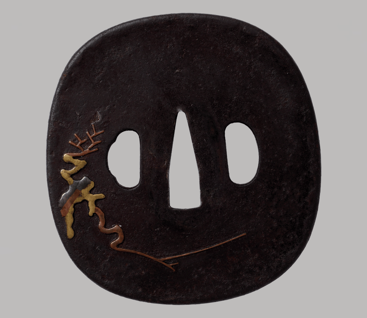 Tsuba den Higo - Squirrel Motive