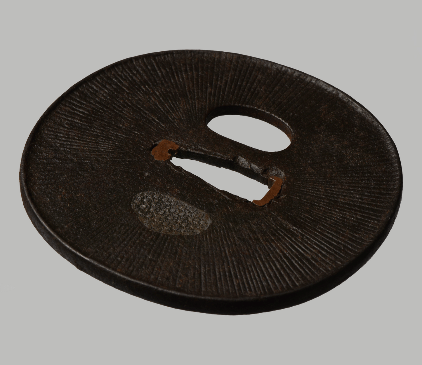 Tsuba - Kacchushi - Armorer made - Amida Buddah - Muromachi