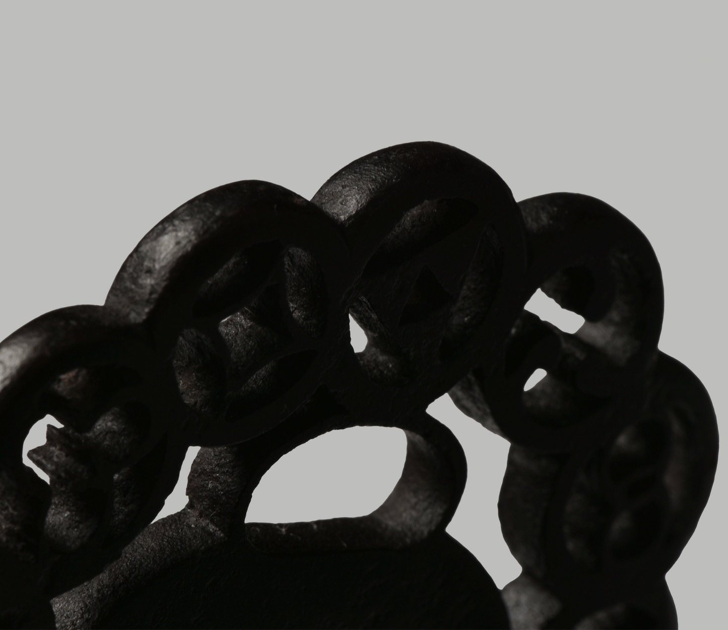 - Tsuba - Owari Sukashi with Matsudaira Aoi Mon (三つ葉葵)