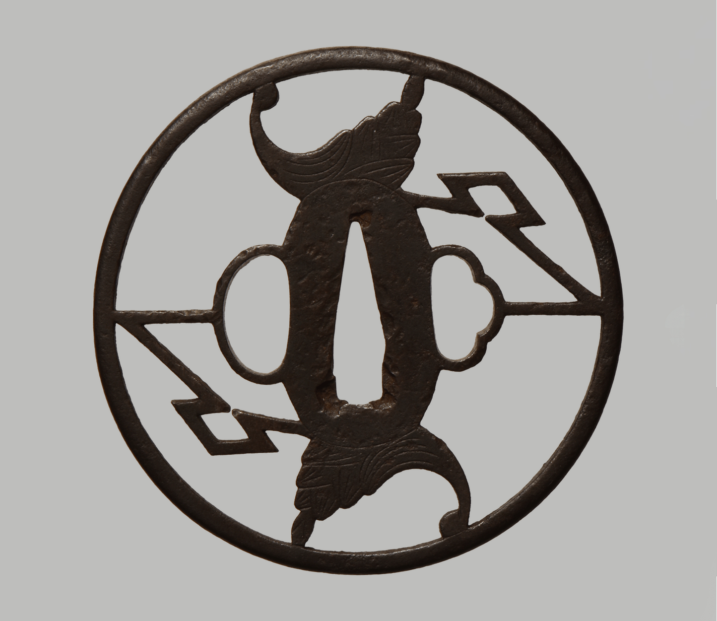 - Tsuba - Ko-Shoami - Myoga and Matsudairamon - NBTHK Hozon to Shoami