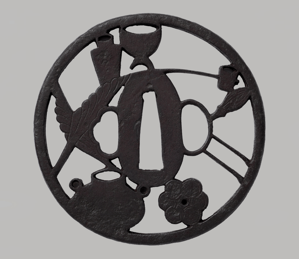 Tsuba Kyo Shoami - Edo Period