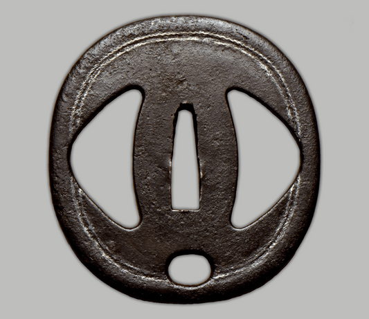 Tsuba - Higo Shimizu Jingo 3. Master