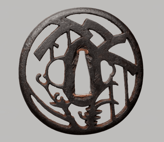- Tsuba - 赤坂 忠正- Ko-Akasaka most probably Nidai Tadamasa