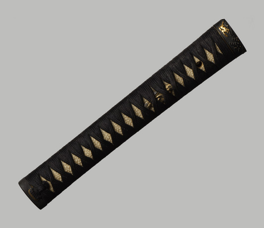 Tsuka - Elegant Edo-Style Katana Tsuka – “Moonlit Water Hares” Theme