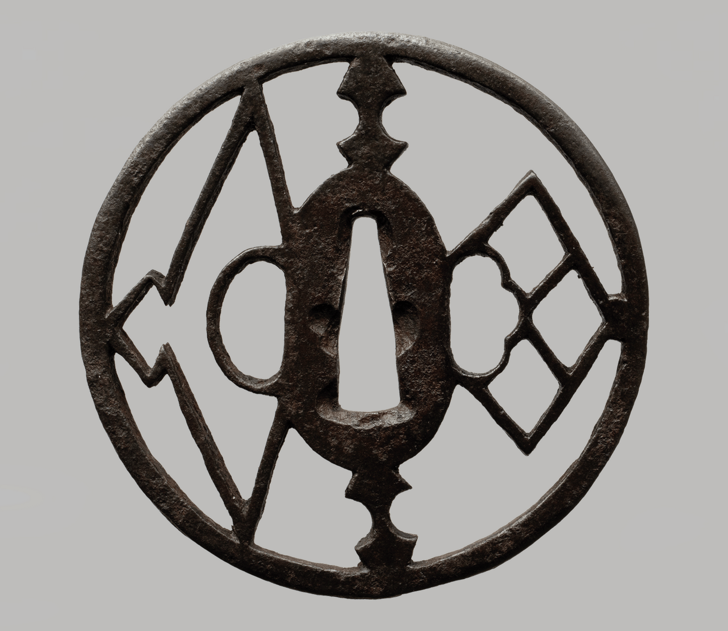 - Tsuba - Owari – Matsudaira Mon wägt sich die Waage