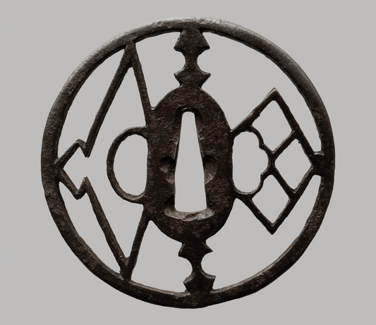 - Tsuba - Owari – Matsudaira Mon weights in balance