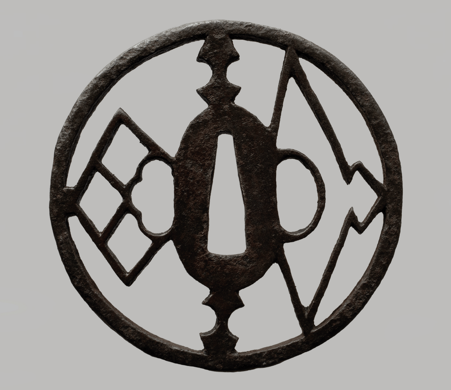 - Tsuba - Owari – Matsudaira Mon wägt sich die Waage